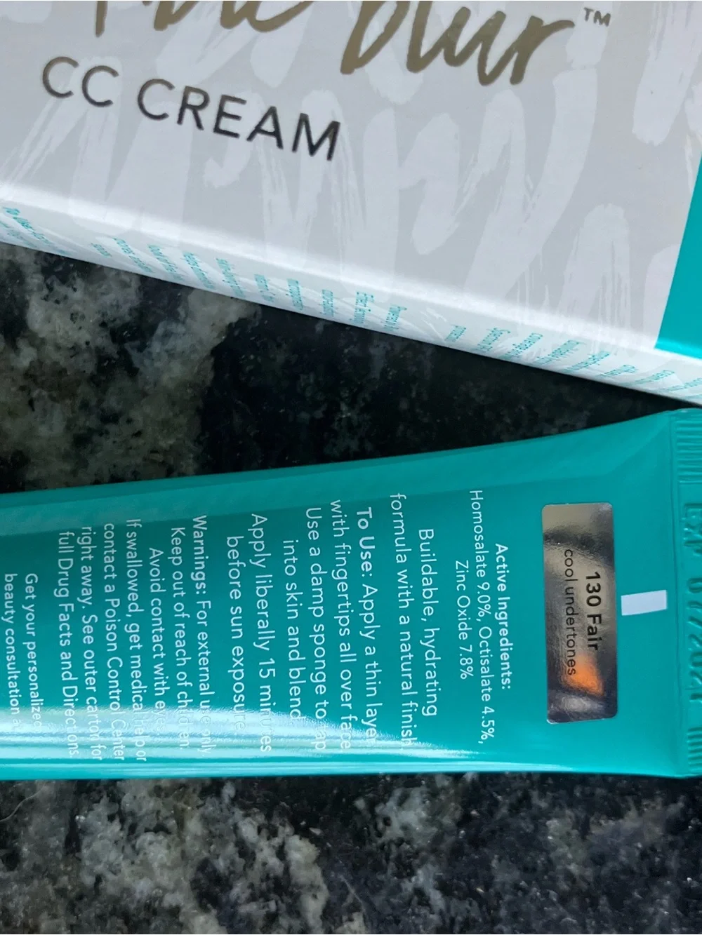 NIB Buildable Blur Cc in Fair Cool Shade 130 - Picture 3 of 8